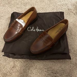 Cole Haan Douglas Saddle Tan Loafer - New!  Size 10 M